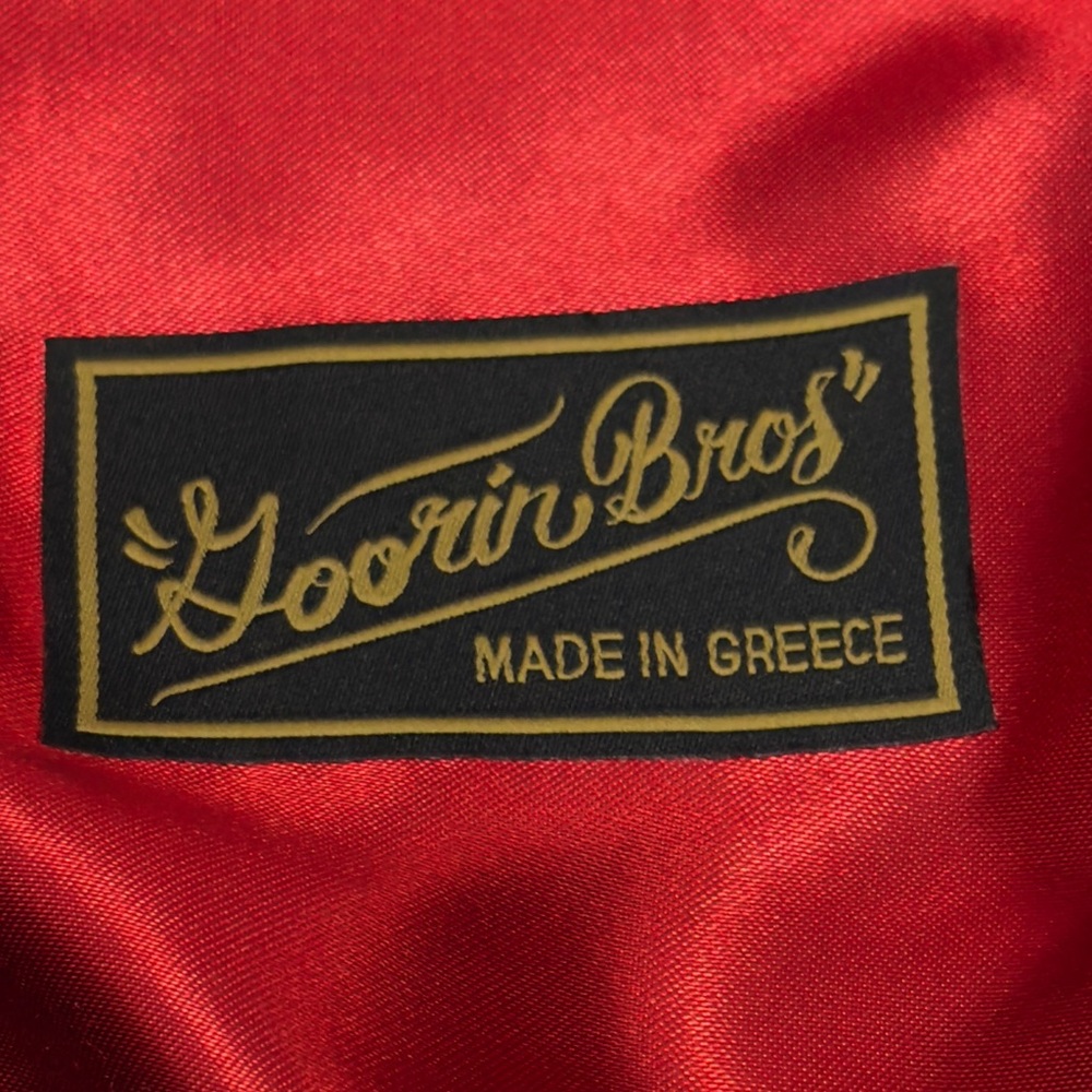 Vtg Authentic Goorin Bros Greek Fisherman Wool Sailor Cap Black Hat - Picture 3 of 11